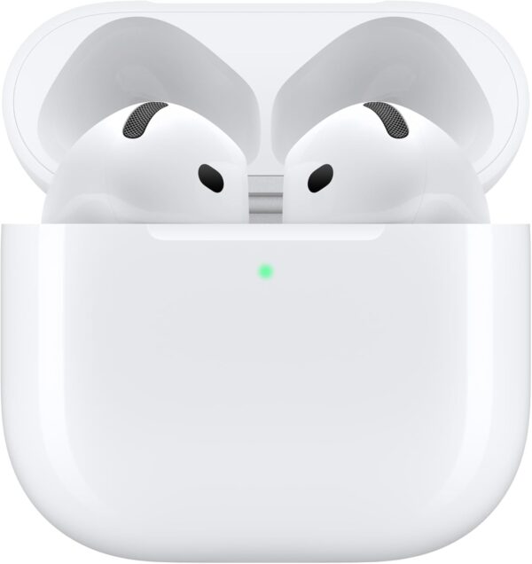 Apple AirPods 4 Wireless Earbuds, Bluetooth Headphones, with Active Noise Cancellation, Adaptive Audio, Transparency Mode, Personalized Spatial Audio, USB-C Charging Case, Wireless Charging, H2 Chip - Image 2