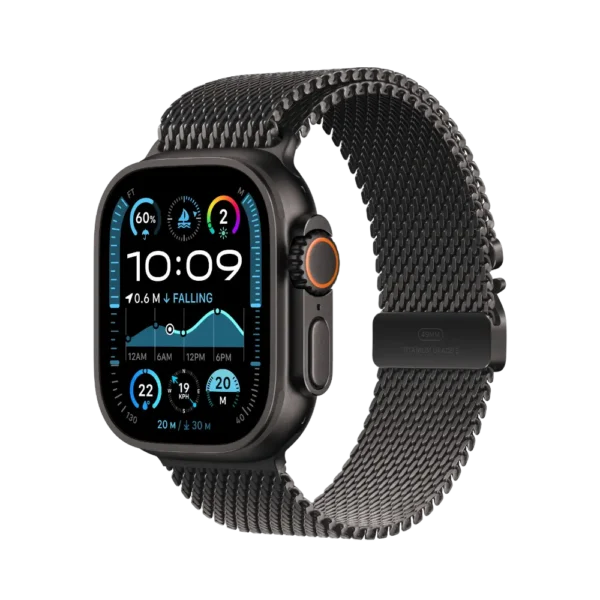 Apple Watch Ultra 2 Titanium Milanese Loop