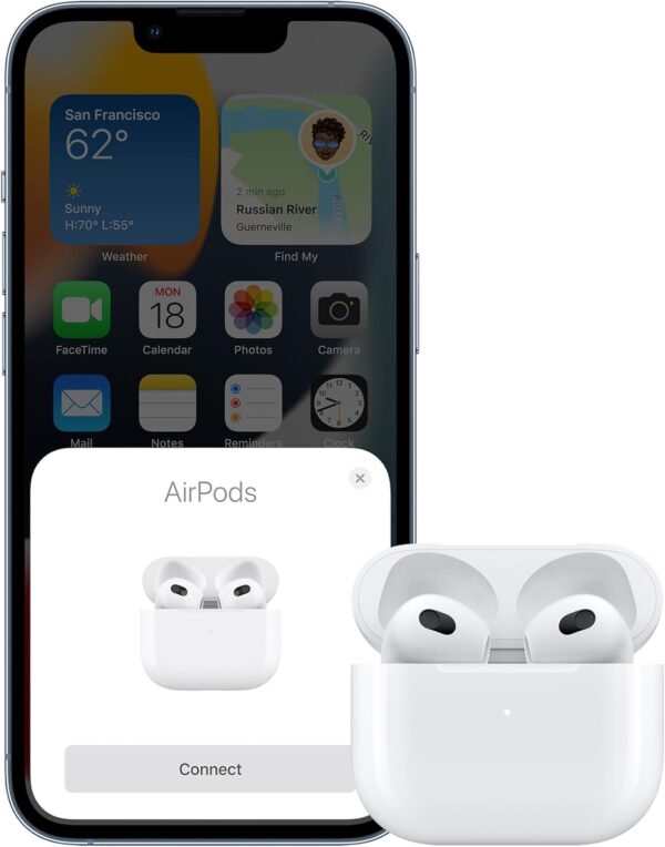 Apple AirPods (3rd Generation) EarPods with MagSafe Charging Case & Apple 1-Year Limited Warranty (Lightning Charging Case) - Image 5