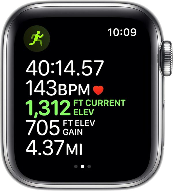 Apple Watch Series 5 (GPS + Cellular, 40mm) - ​ Stainless Steel Case with Milanese Loop - Image 4